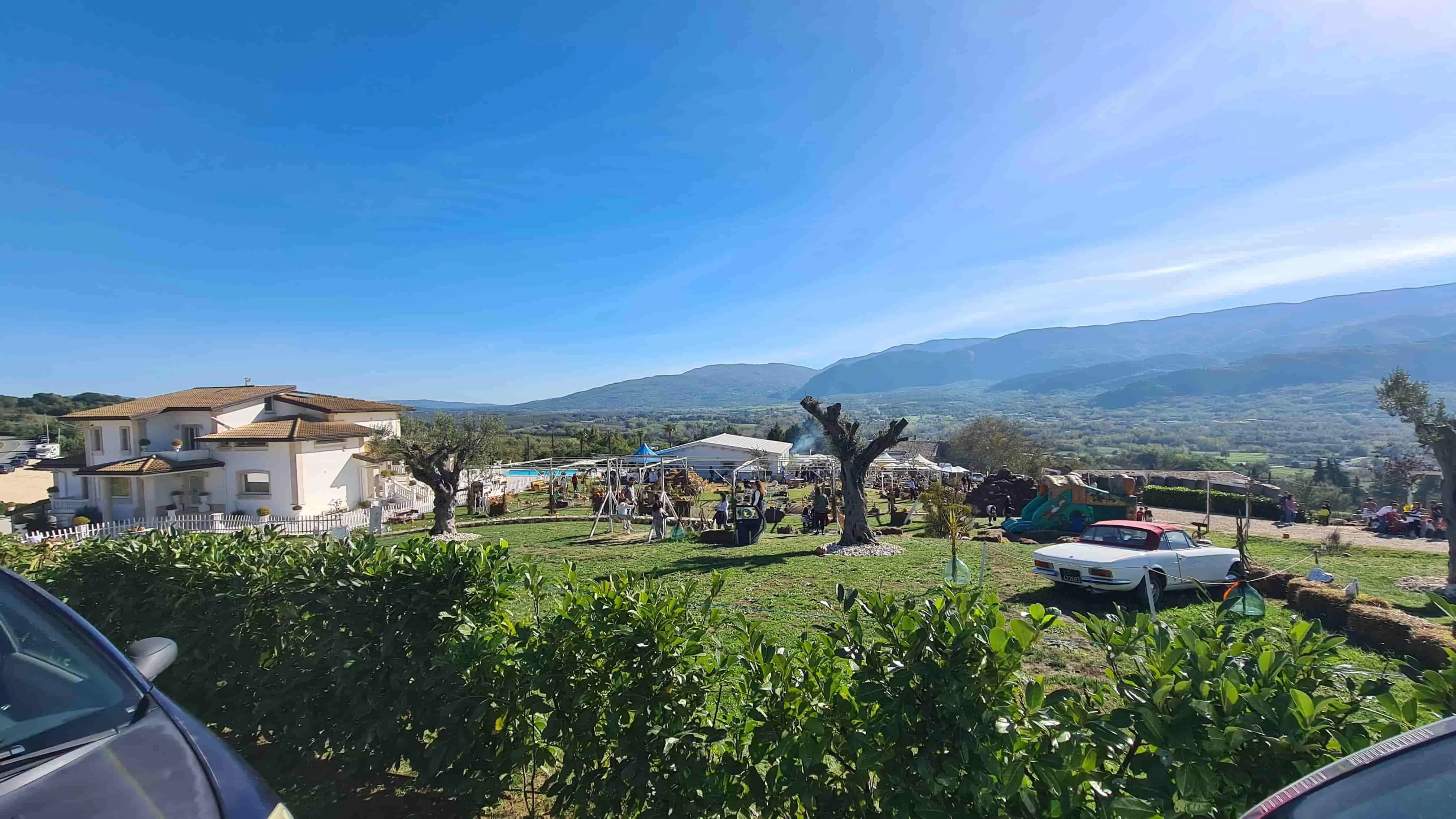 View over the Matese valley